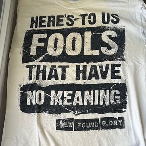 New Found Glory tee
